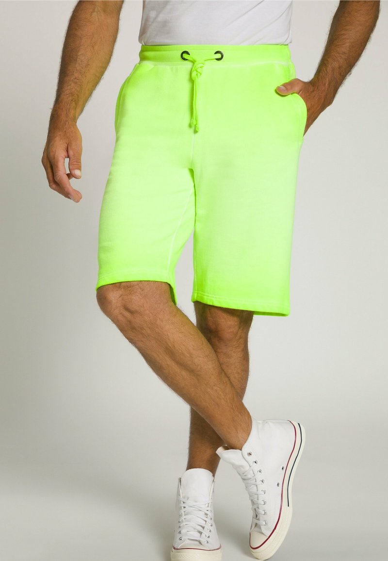 Herren Trainingsanzüge | JP1880 BERMUDA COOL DYED ELASTISCHER BUND Jogginghose limette/neongrün - MJ19369 Herren Trainingsanzüge | JP1880 BERMUDA COOL DYED ELASTISCHER BUND Jogginghose limette/neongrün - MJ19369