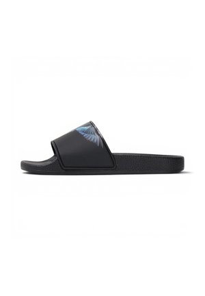 County of Milan, CIABATTE NERE ROYAL WINGS - Matalakantaiset pistokkaat - nero royal wings