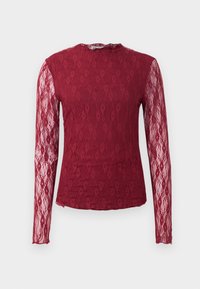 NOE HIGH NECK  - Topper langermet - merlot red
