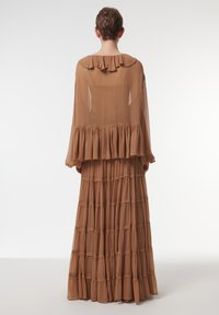 Leem TIERED - Plooirok - neutrals