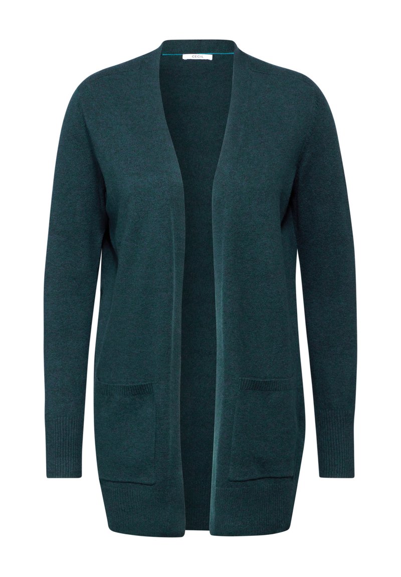 Cecil LANGER Strickjacke grün/grün-meliert Zalando