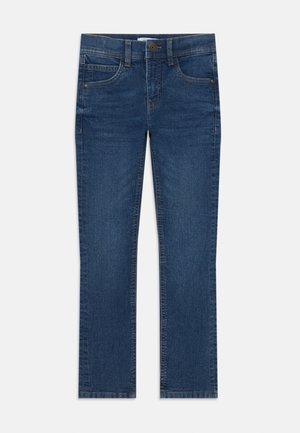 NKMSILAS SLIM - Vaqueros slim fit - dark blue denim