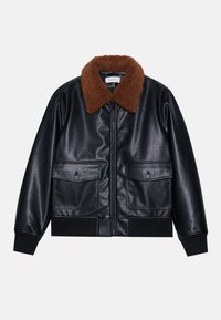 Kunstlederjacke - black