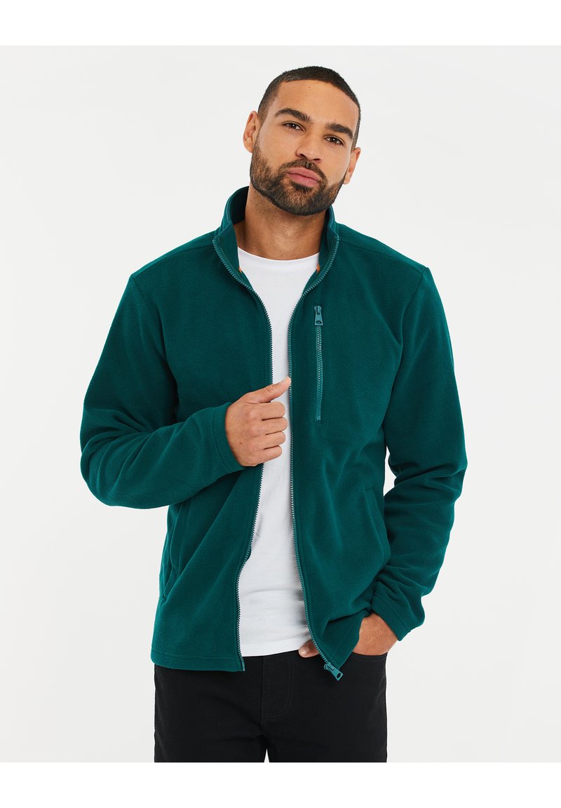 Threadbare MYERS Fleece jacket teal/blue Zalando.de