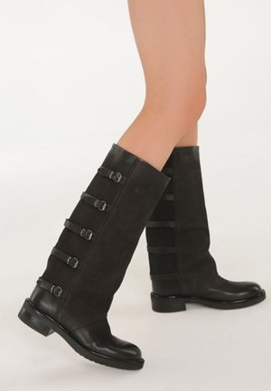 VENEZIA BOOTS - Kozačky na platformě - black