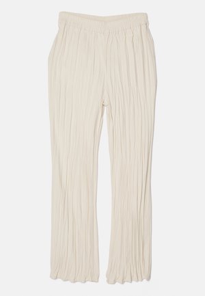 MAISIE PLISSE PANT - Kelnės - cream