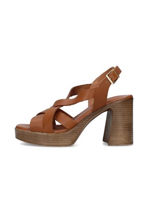 Oh! My Sandals, 5938 - Zoccoli - cognac