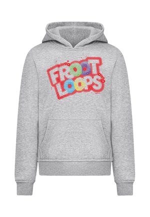 KELLOGGS FROOT LOOPS BREAKFAST CEREAL POP ART - Kapuzenpullover - heather grey