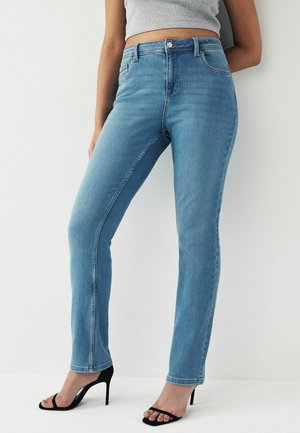 SUPER SOFT HOURGLASS PETITE.  - Jeans Straight Leg - mid blue denim