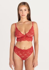 Erlich Textil CLASSY - Triangel BH - granatapfel
