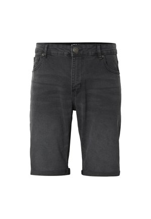 Urban Classics, BASIC SLIM FIT JEANS SHORTS - Jeansshort - black washed
