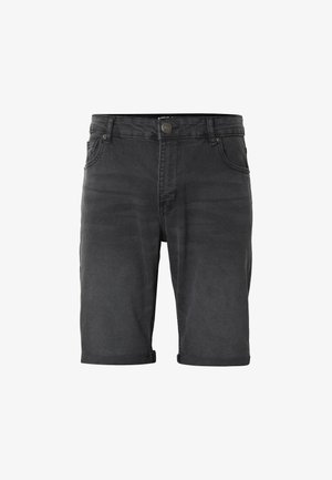 Urban Classics, BASIC SLIM FIT JEANS SHORTS - Jeansshort - black washed