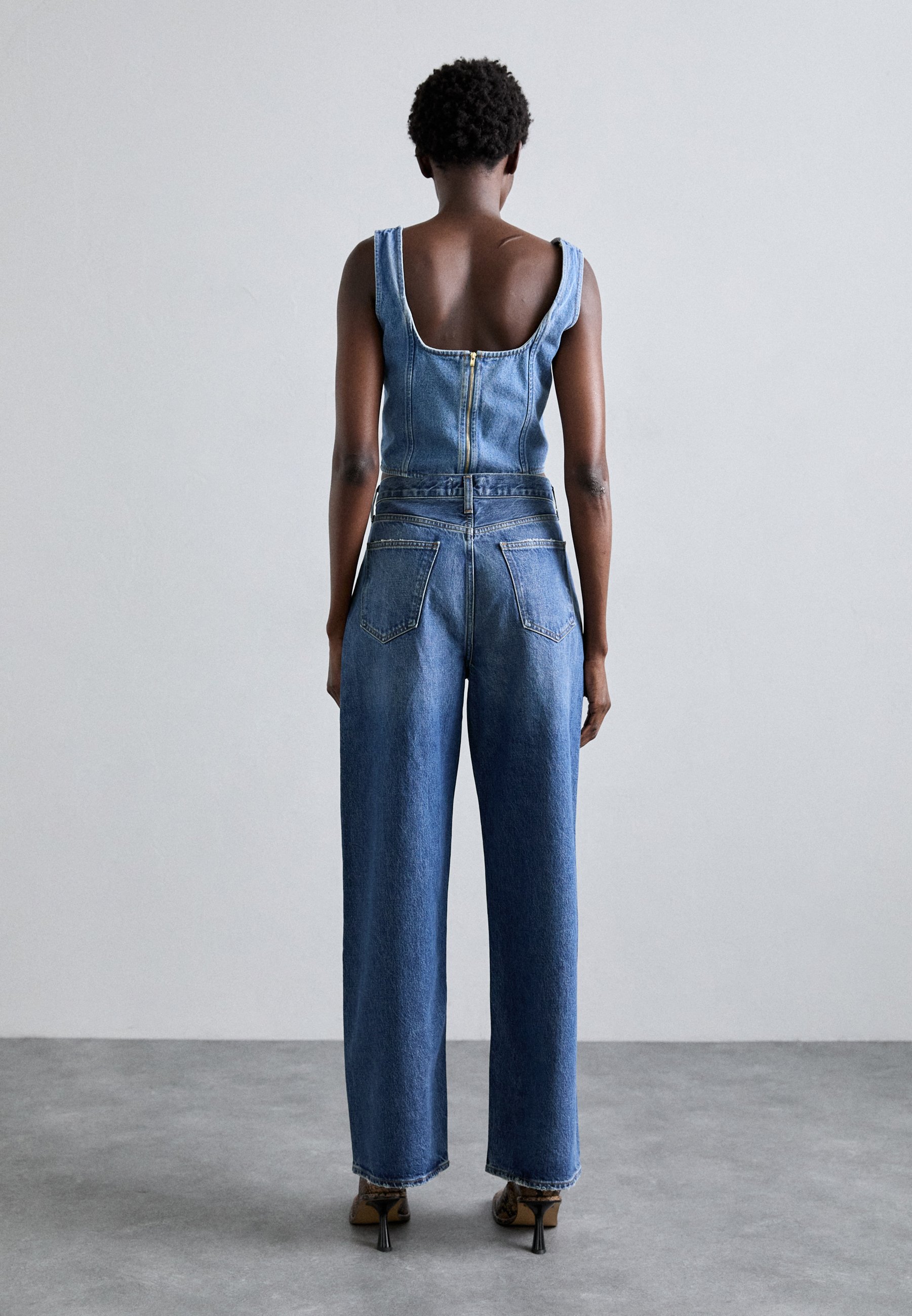 Agolde LOW SLUNG BAGGY - Relaxed fit jeans - essence/dark indigo