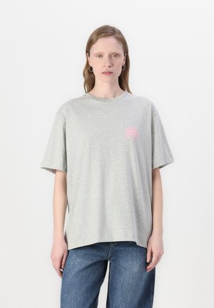 SOFT SINGLE DASSEL TEE - T-shirts - light grey melange