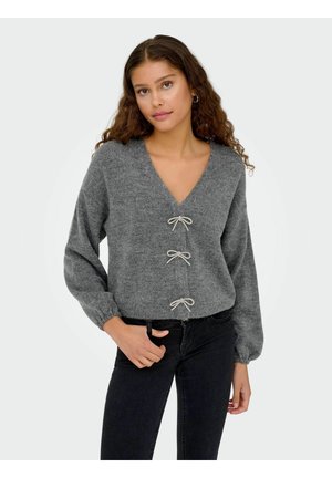 Kardigan - medium grey melange