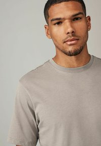 Next T-shirts basic - light neutral marl