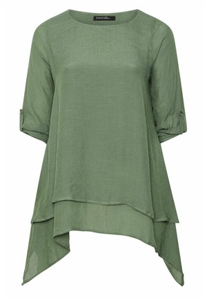 Evans, PLUS SIZE SHIRTS & BLOUSES - Tuniek - khaki