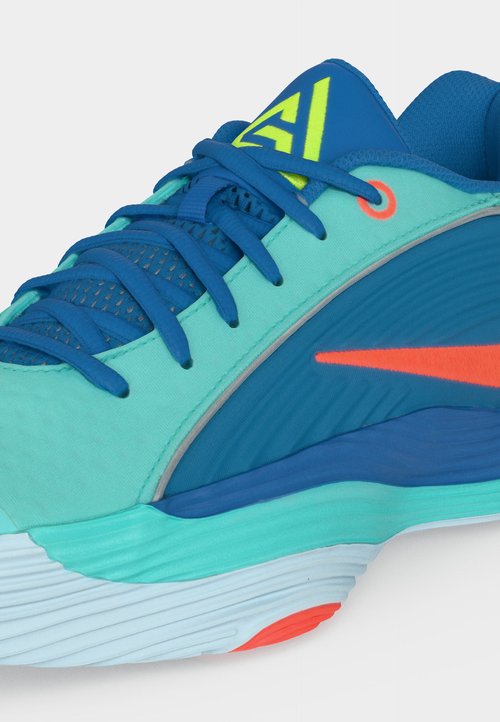 Nike GIANNIS IMMORTALITY 5 UNISEX - Basketball shoes - hyper turquoise/hyper orange/star blue/black/volt — photo 7