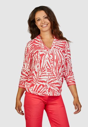 3/4 ARM IM SOMMERLICHEN PALMEN  - Blouse - rosa