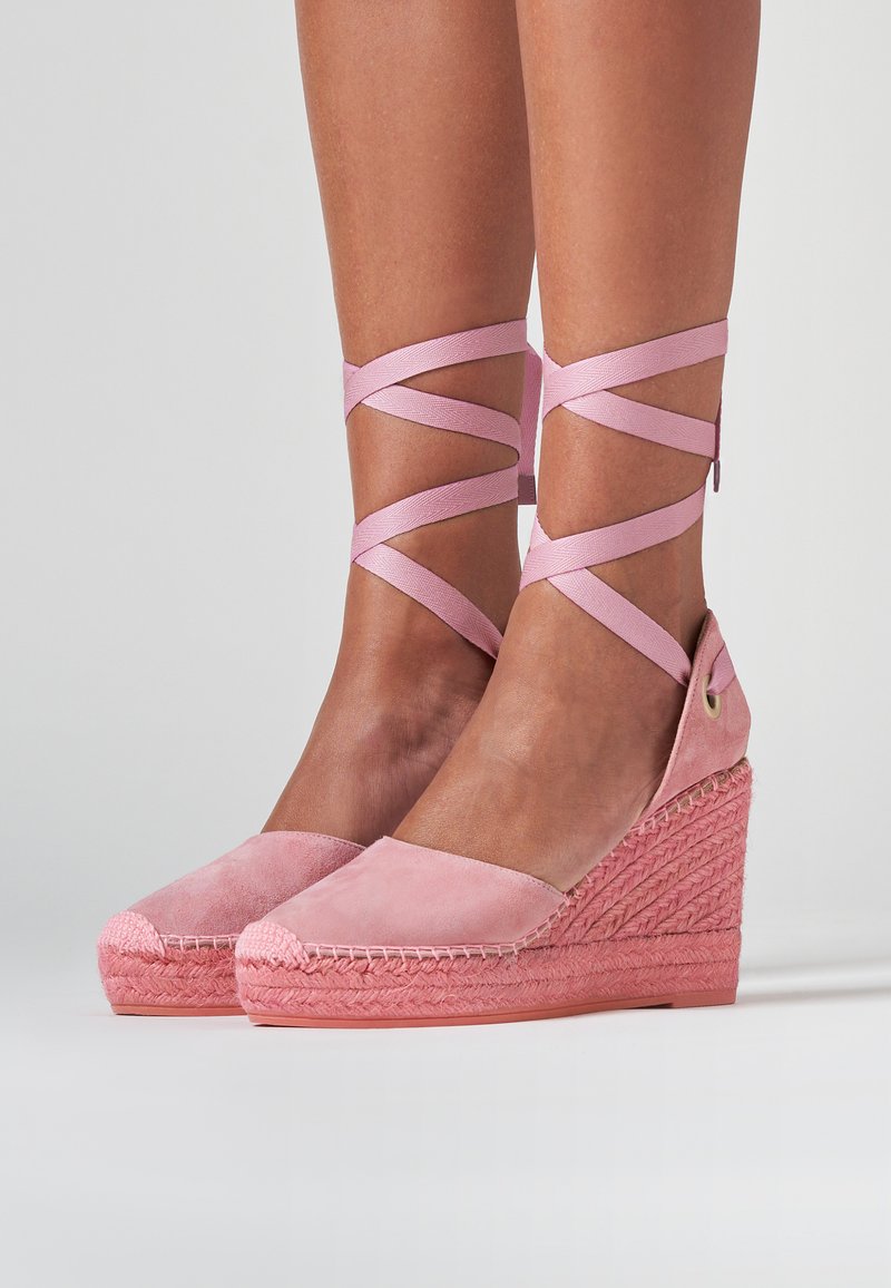 FRED MARTIN COLLECTION BARI - Sandales à plateforme - barbie suede