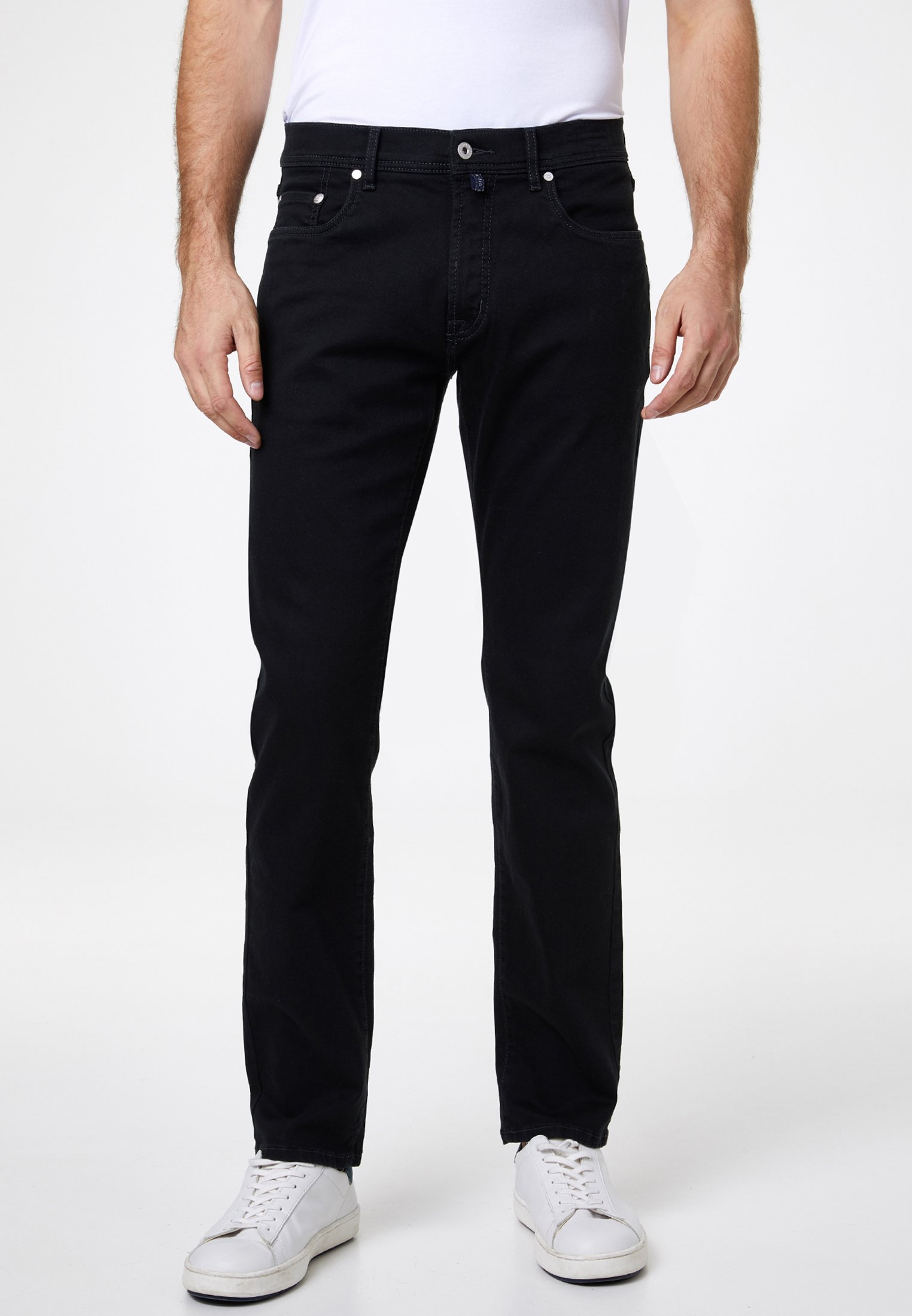 Pierre Cardin PIERRE CARDIN MODERN FIT JEANS VOYAGE LYON - Straight leg  jeans - black - Zalando.de