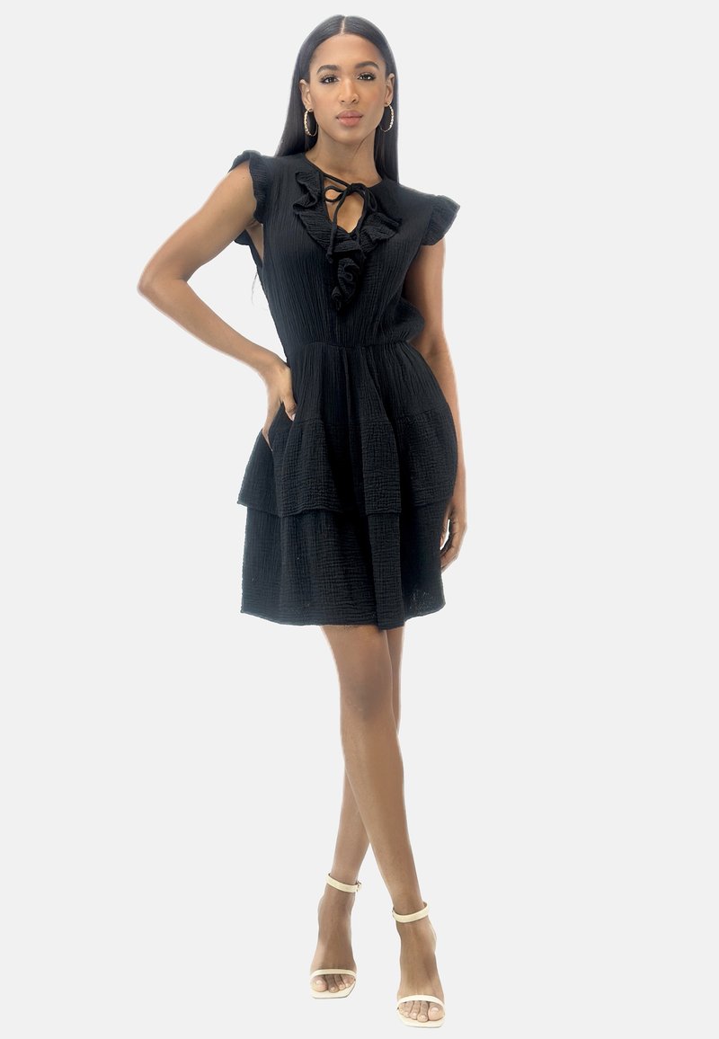 Elara Vestido informal - schwarz