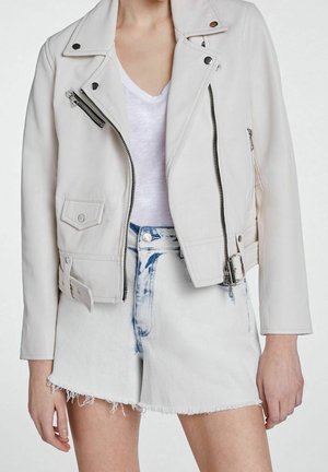 Chaqueta de cuero - off-white