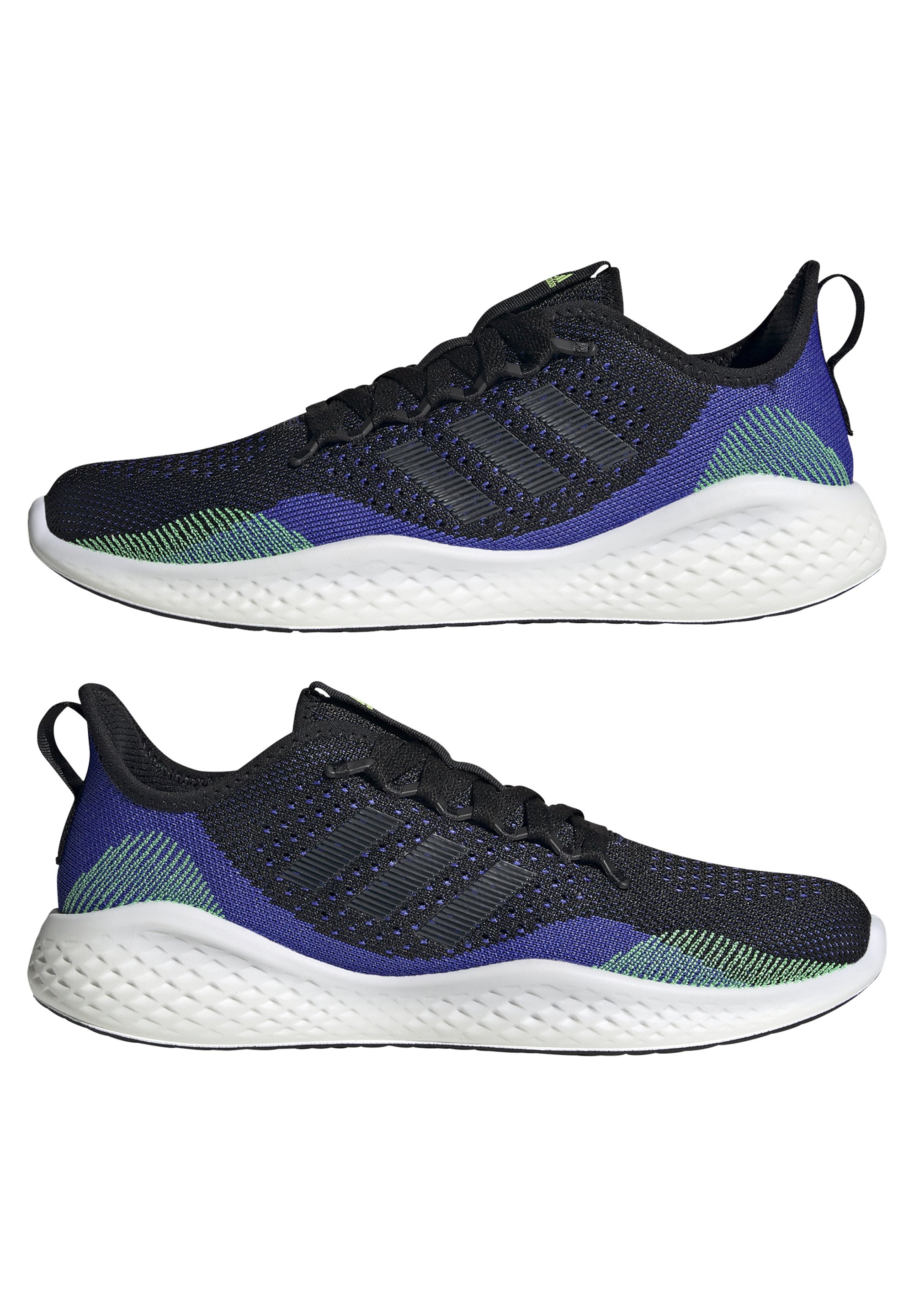 adidas Performance FLUIDFLOW 2.0 - Neutralios pronacijos bėgimo bateliai -  sonic ink/grey five/core black/mėlyna - Zalando.lt