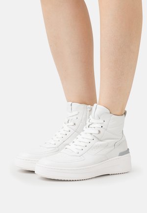 High-top trainers - weiß/silber