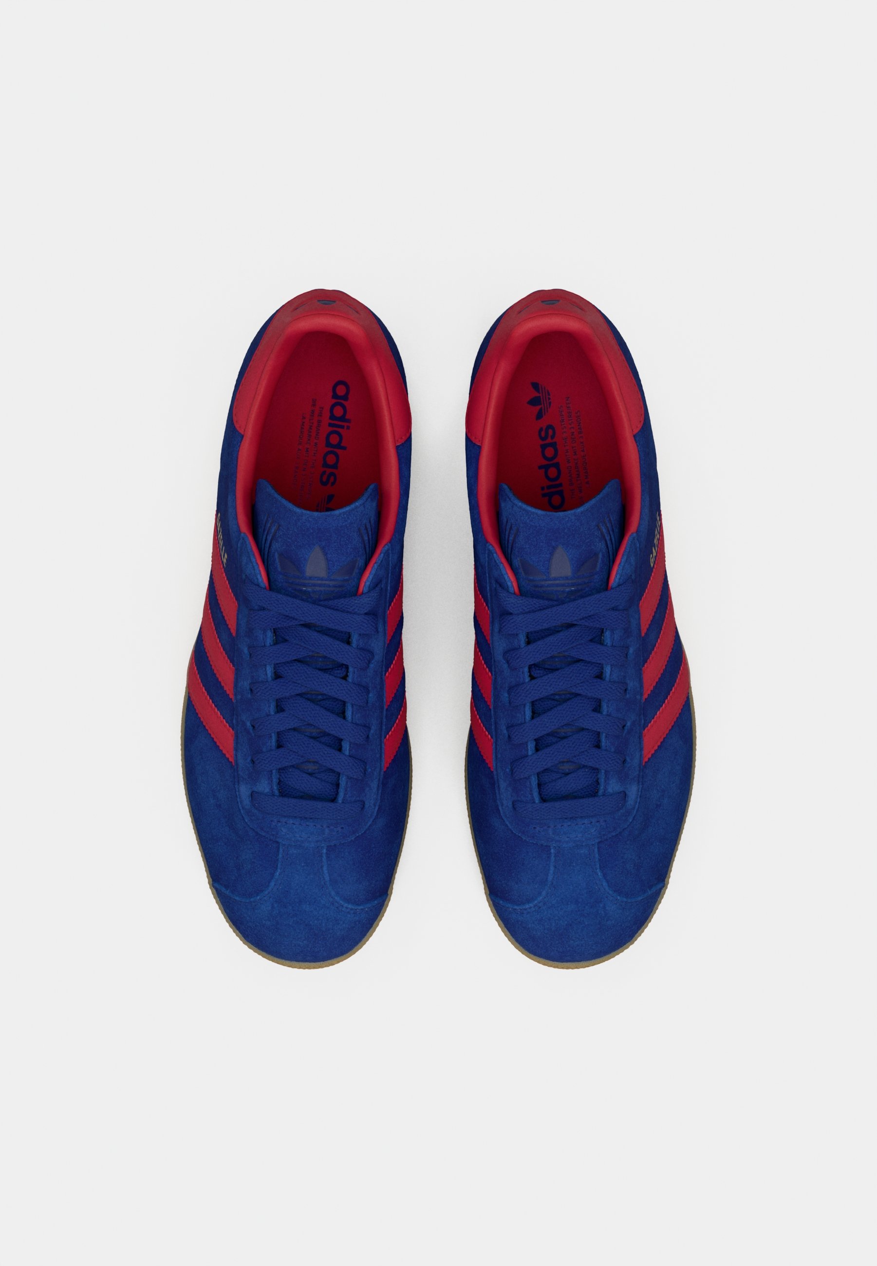 red and blue adidas shoes