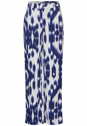 Street One WIDE LEG HOSE - Broek - blau