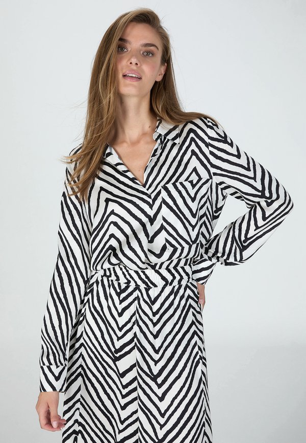 Bluse - creme varied