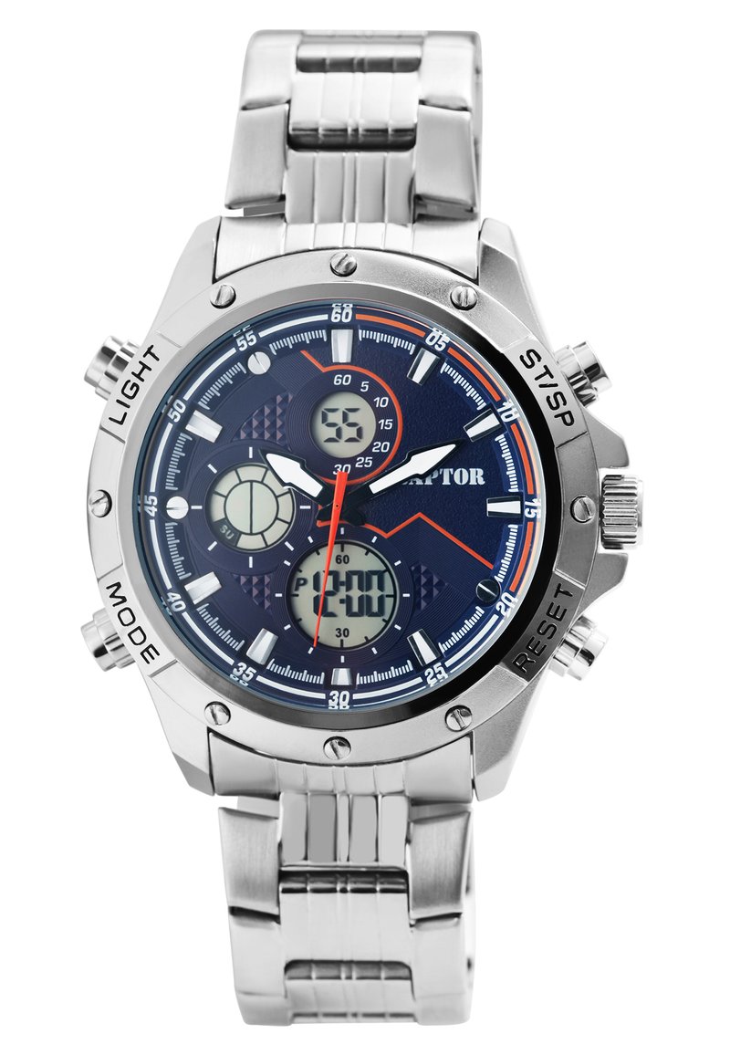 Herren Analoguhren | RAPTOR COMPAR Chronograph silberfarbig/rot-metallic - IO12092 Herren Analoguhren | RAPTOR COMPAR Chronograph silberfarbig/rot-metallic - IO12092
