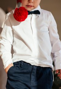 Geggamoja BOW TRICOT - Skjorta - white