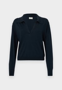 POLO LONGSLEEVE - Vesta - dark night