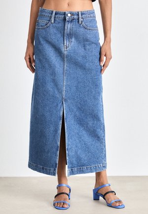 ELLA SKIRT - Teksaseelik - blue