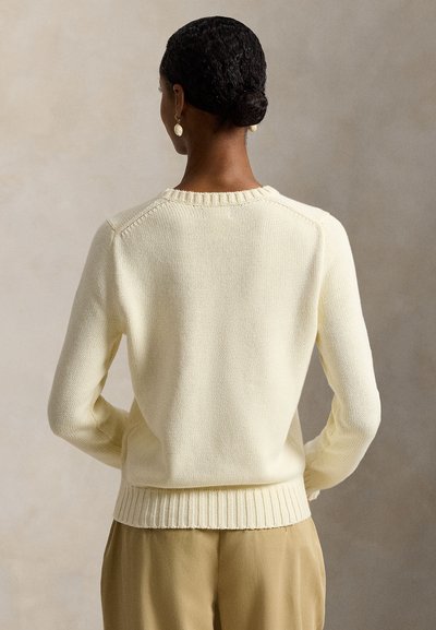 Polo Ralph Lauren THE ICONIC FLAG SWEATER - Džemper - cream