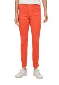 s.Oliver MID RISE - Vaqueros slim fit - orange