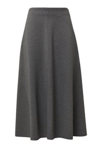AUSGESTELLTER MIDI - Jupe trapèze - graphit