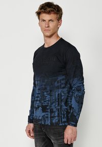 Koroshi Top s dlhým rukávom - azul   blue