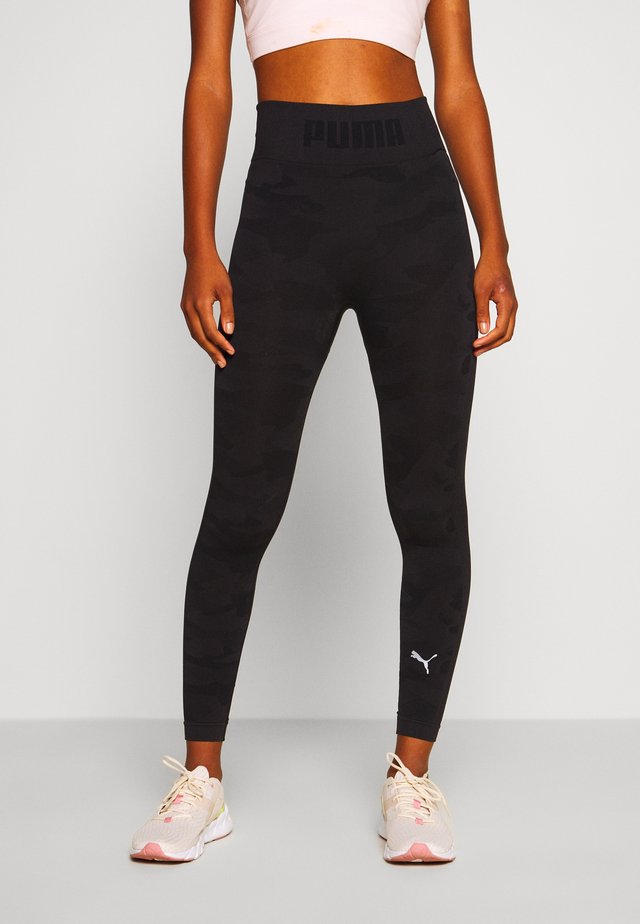 EVOKNIT SEAMLESS LEGGINGS - Tights - black