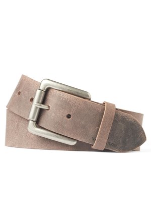 TOM TAILOR BELTS ROBUSTER LEDERGÜRTEL - Vyö - d.brown