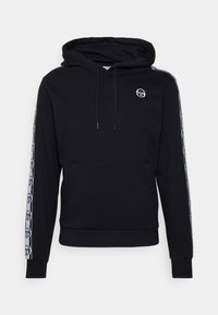 Sergio Tacchini DELACO HOODIE - Sweatshirt - black/white