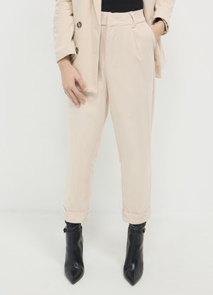 Calliope CON RISVOLTO EFFETTO  - Stoffhose - bianco