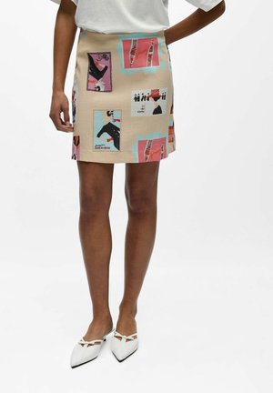 Object PRINT - Jupe trapèze - sandshell