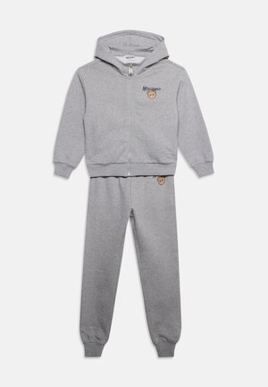 MOSCHINO, HOODED TRACKSUIT UNISEX SET - Survêtement - grigio/grisette