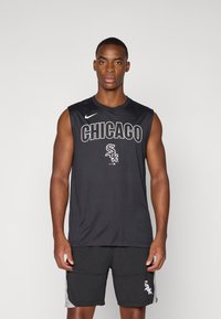 Nike Performance MLB CHICAGO WHITE SOX KNOCKOUT MUSCLE TANK - Top - black