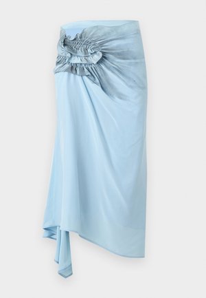 Victoria Beckham, SMOCKED SKIRT - Jupe crayon - ionian blue