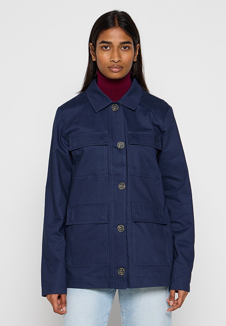 dreimaster Lichte jas donkerblauw