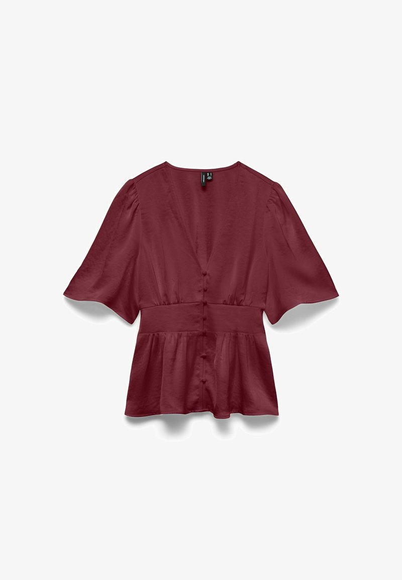 Vero Moda VMANDREA - Bluse - burgundy/mørkerød - Zalando.no